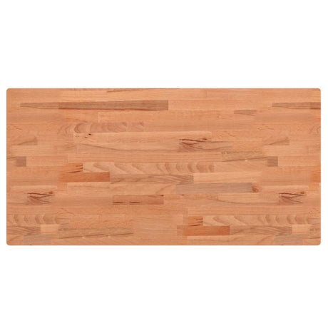 VidaXL Plan de lavabo 80x40x1,5 cm bois de hêtre massif