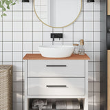 Vidaxl Washbasin Tabel 80x40x1,5 cm fast bøg træ