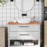 VidaXL Plan de lavabo 100x60x1,5 cm bois de hêtre massif