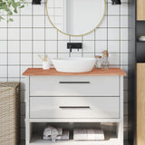 Vidaxl Washbasin Tabel 100x60x1,5 cm fast bøg træ