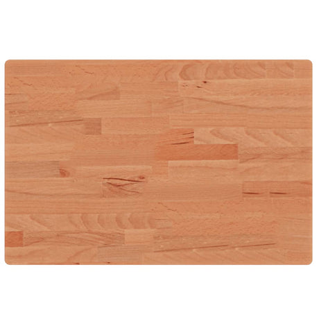 VidaXL Plan de lavabo 60x40x2,5 cm bois de hêtre massif