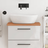 VidaXL Plan de lavabo 60x40x2,5 cm bois de hêtre massif
