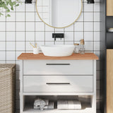 Vidaxl Washbasin Blad 100x60x2,5 cm fast bøg træ