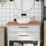 VidaXL Plan de lavabo 100x50x4 cm bois de hêtre massif