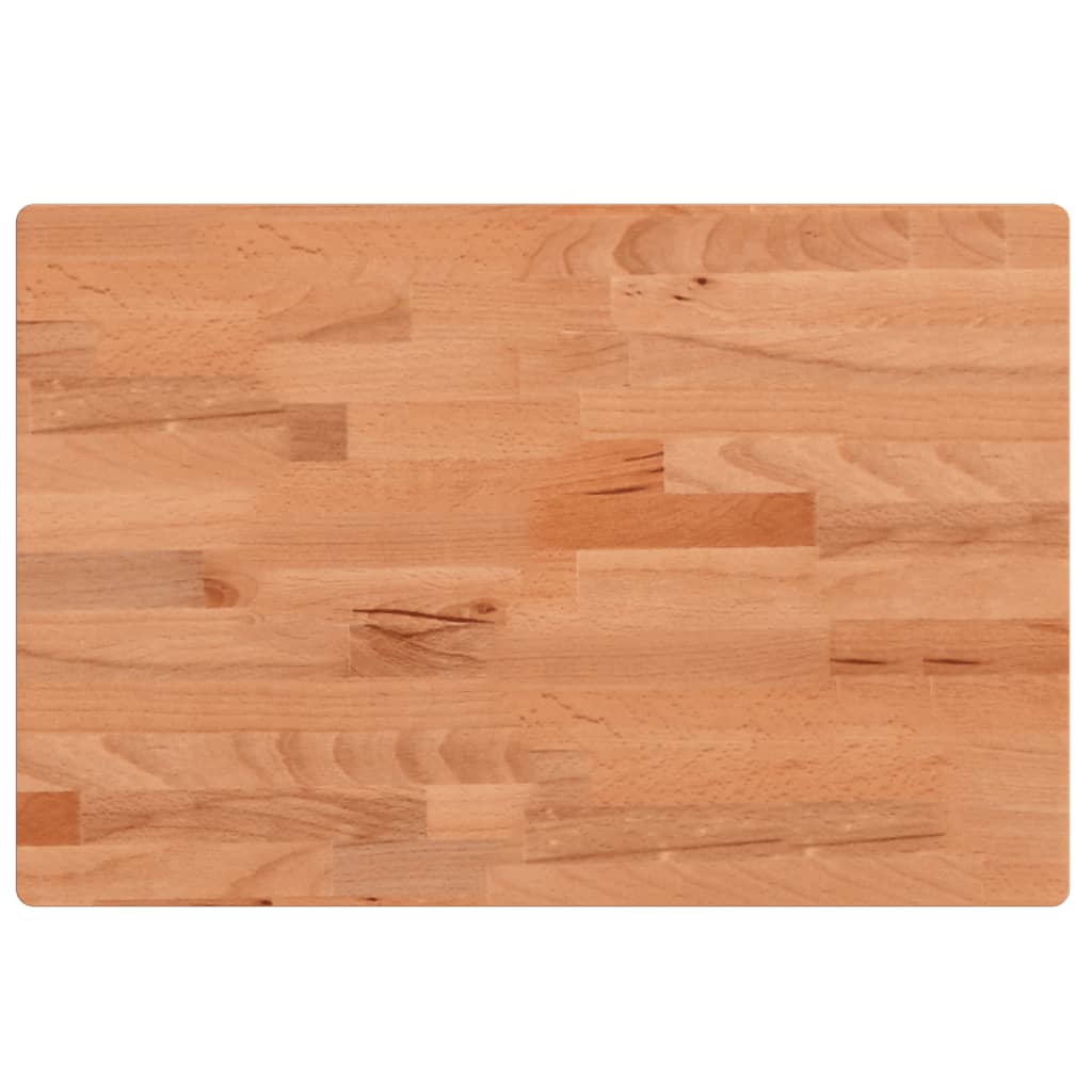 Plan de lavabo Vidaxx 60x40x4 cm en bois de hêtre massif