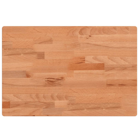 Plan de lavabo Vidaxx 60x40x4 cm en bois de hêtre massif