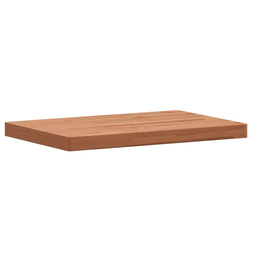 Vidaxl Washbasin Sheet 60x40x4 cm Solid Beech Wood