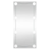 VidaXL Wandspiegel met LED's rechthoekig 30x60 cm glas