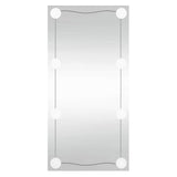 VidaXL Miroir mural avec LED rectangulaire 30x60 cm verre