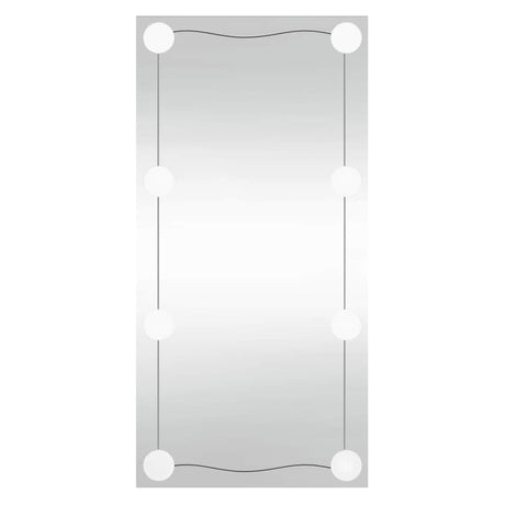 VidaXL Miroir mural avec LED rectangulaire 30x60 cm verre