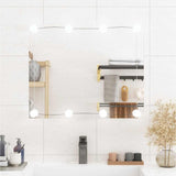 VidaXL Miroir mural avec LED rectangulaire 50x60 cm verre