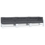 VidaXL Coussins de palette 7 pcs tissu anthracite