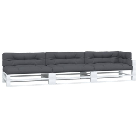 VidaXL Coussins de palette 7 pcs tissu anthracite