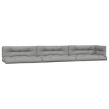 VidaXL Coussins de palette 7 pcs tissu gris