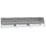 VidaXL Coussins de palette 7 pcs tissu gris