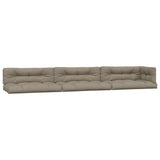 VidaXL Coussins de palette 7 pcs tissu taupe