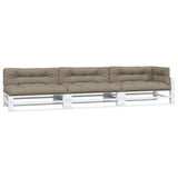 VidaXL Coussins de palette 7 pcs tissu taupe