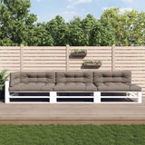 VidaXL Coussins de palette 7 pcs tissu taupe