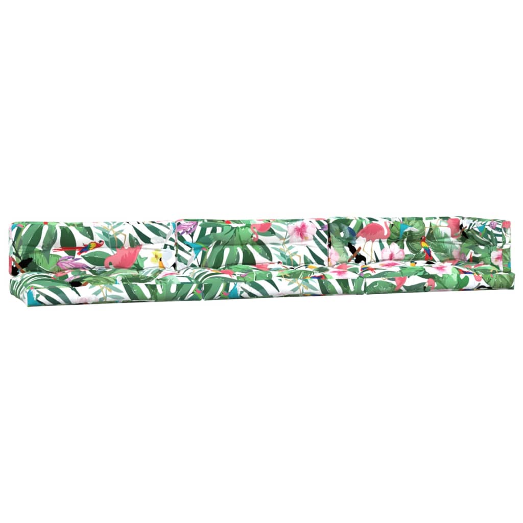 VidaXL coussins de palette 7 pcs tissu multicolore