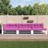 VidaXL coussins de palette 7 pcs tissu rose