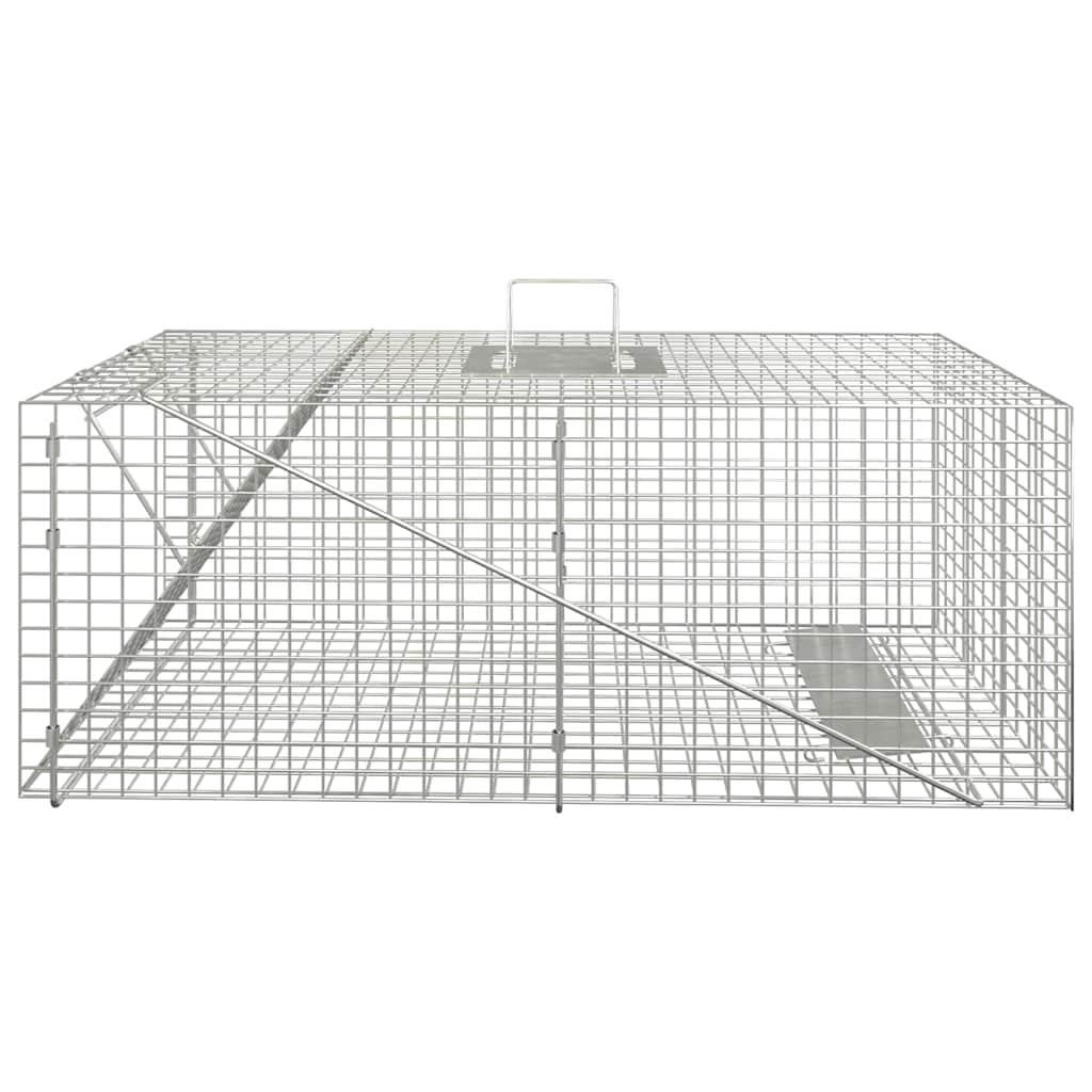 Vidaxl Animal Trap 64,5x25x26,5 cm galvaniseret jern