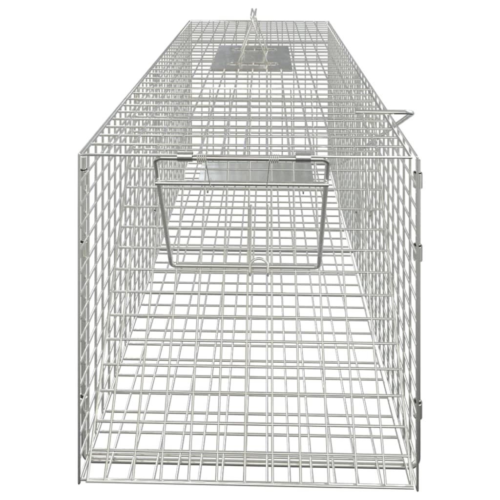 Vidaxl Animal Trap 64,5x25x26,5 cm galvaniseret jern