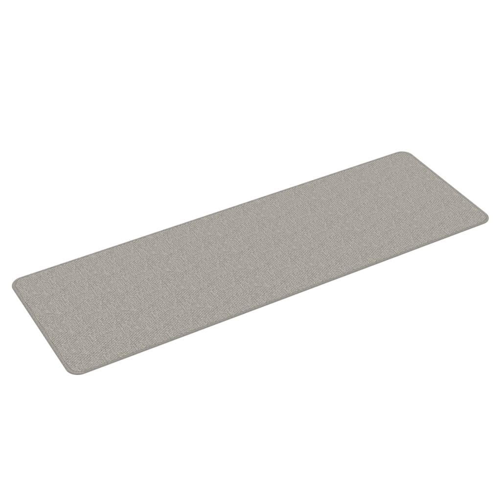 Vidaxx tapis de passage 50x150 cm aspect sisal taupe