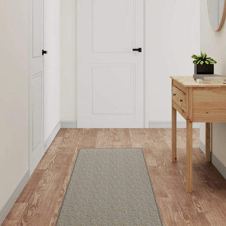 Vidaxx tapis de passage 50x250 cm aspect sisal taupe