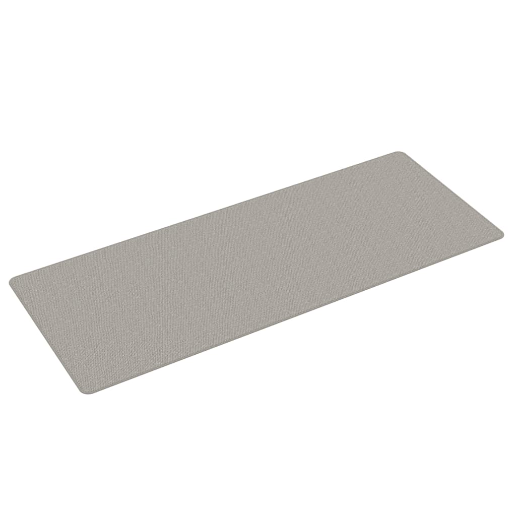 Vidaxx tapis de passage 80x200 cm aspect sisal taupe