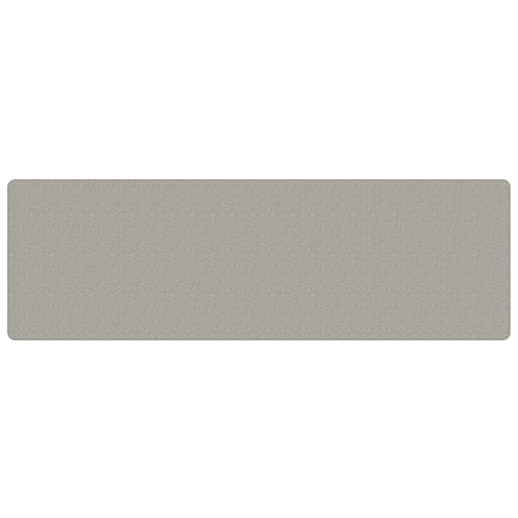 Vidaxx tapis de passage 80x250 cm aspect sisal taupe