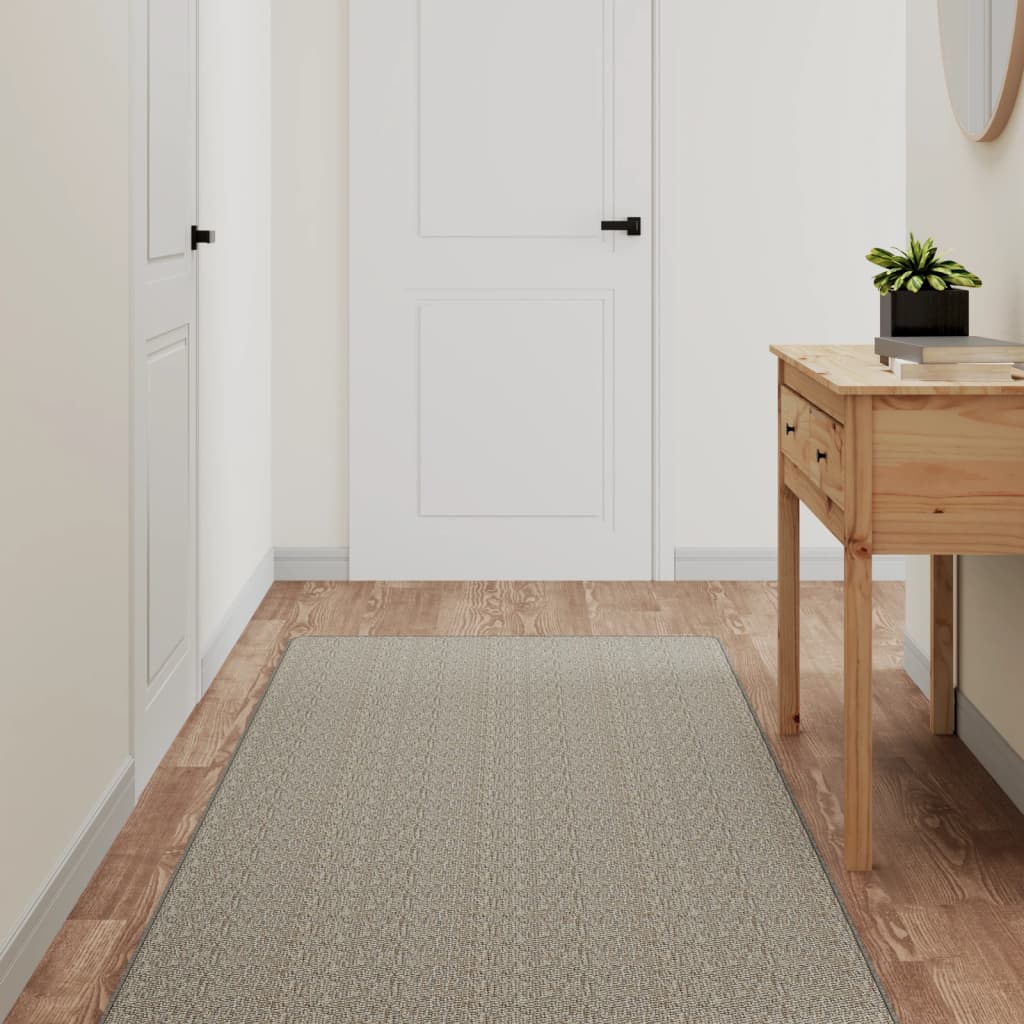 Vidaxl Carpet Runner 80x250 cm Sisal-Look Taupe