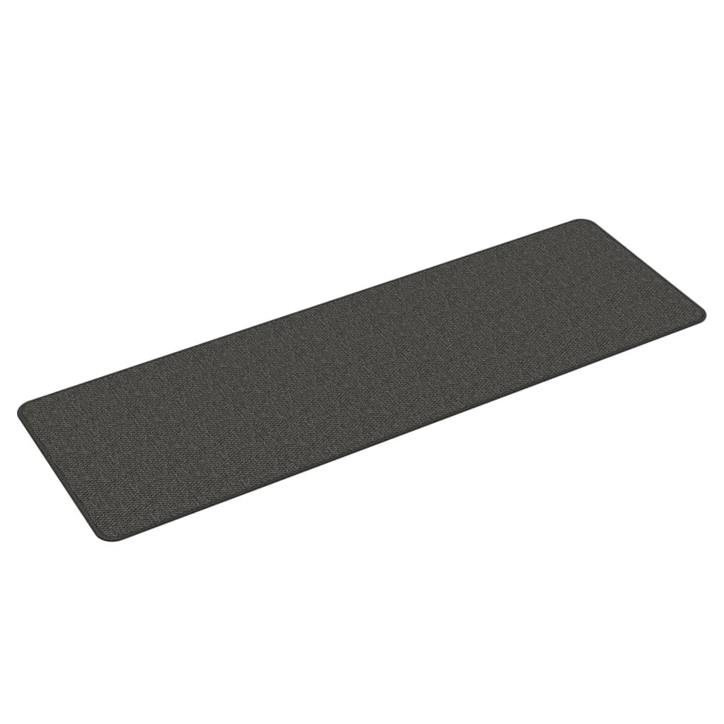 Vidaxx tapis de passage 50x150 cm aspect sisal anthracite