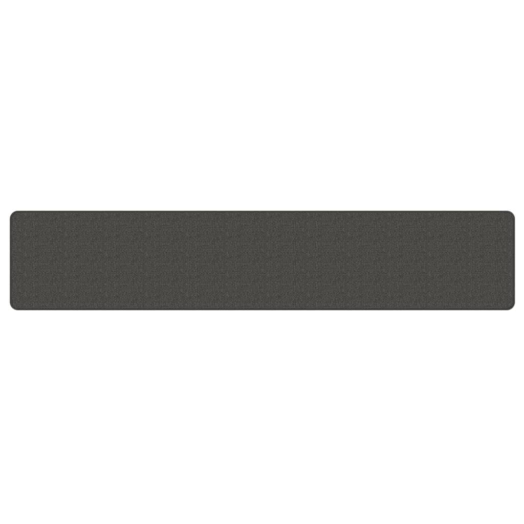 Vidaxx tapis de passage 50x250 cm aspect sisal anthracite