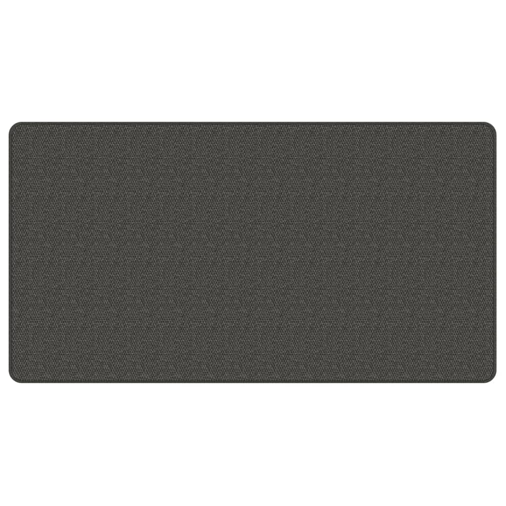 Vidaxl tapis de passage aspect sisal 80x150 cm anthracite