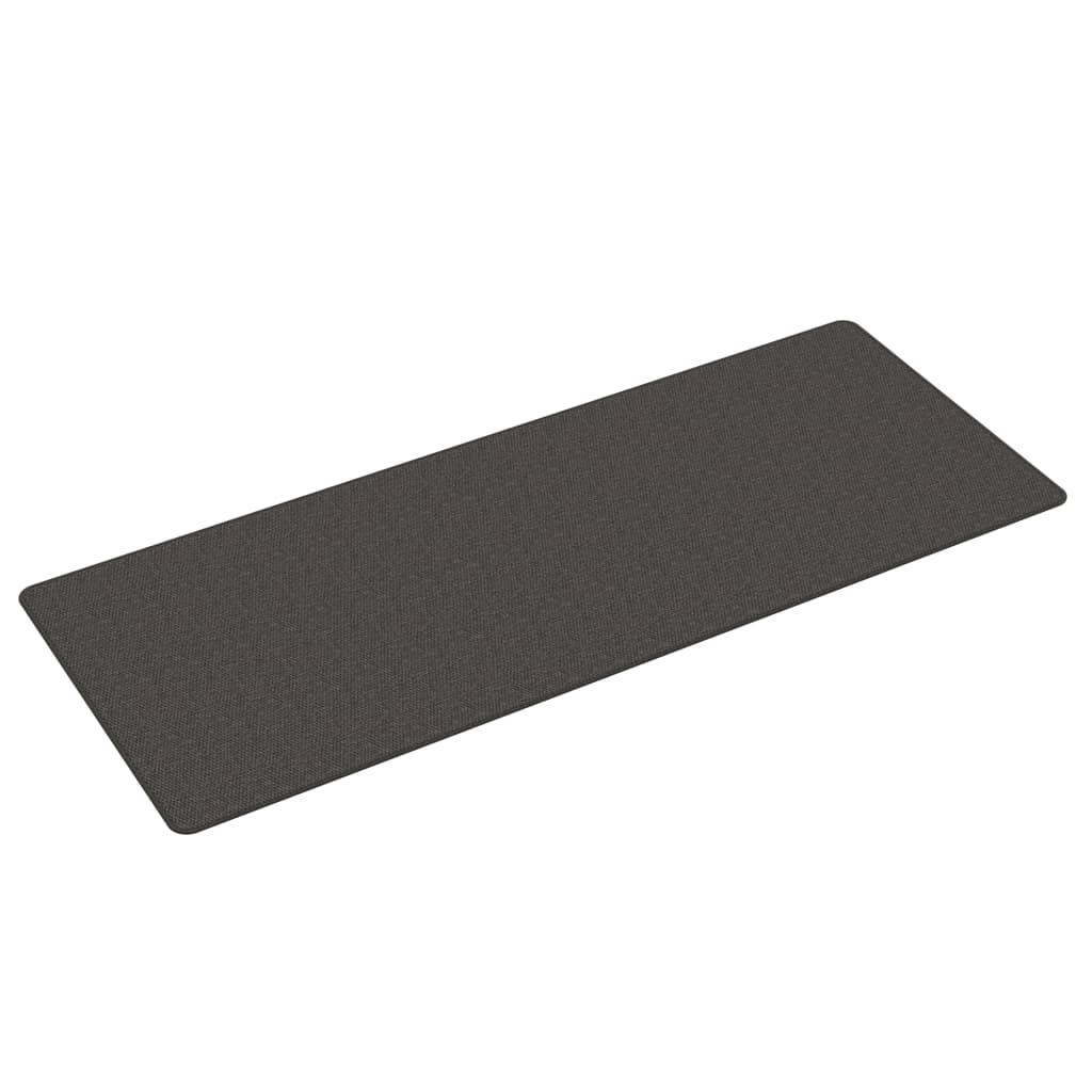Vidaxx tapis de passage 80x200 cm aspect sisal anthracite