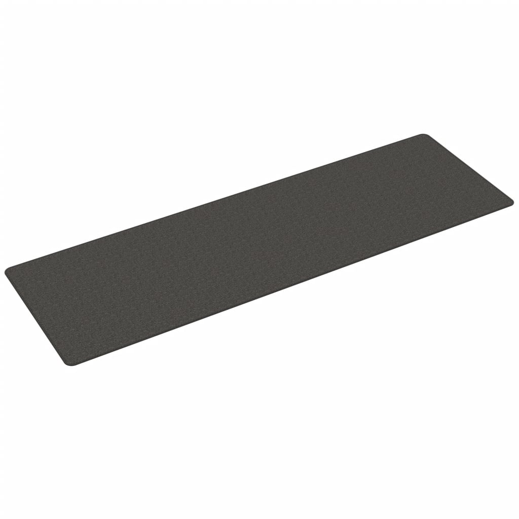 Vidaxx tapis de passage 80x250 cm aspect sisal anthracite