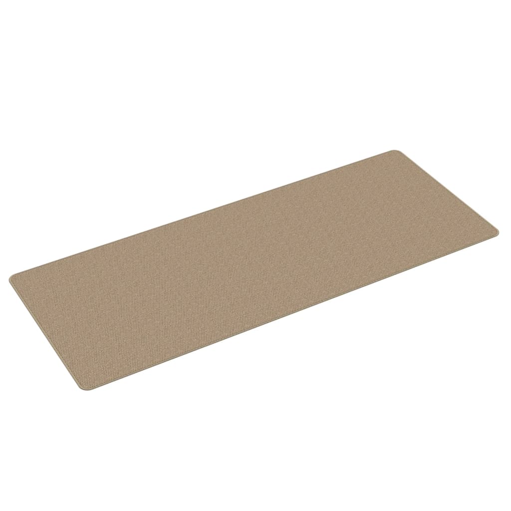 Vidaxx tapis de passage 80x200 cm aspect sisal couleur sable