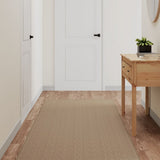 Vidaxx tapis de passage 80x200 cm aspect sisal couleur sable