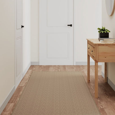 Vidaxx tapis de passage 80x200 cm aspect sisal couleur sable