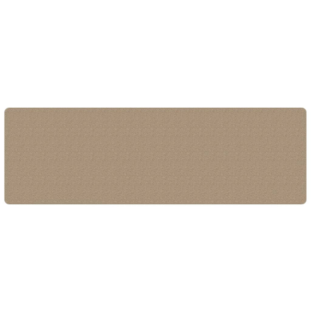 Vidaxx tapis de passage 80x250 cm aspect sisal couleur sable