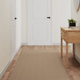 Vidaxl Carpet Runner 80x250 cm Sisal look sand colorato