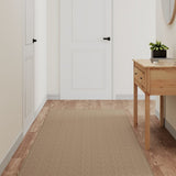 Vidaxx tapis de passage 80x300 cm aspect sisal couleur sable