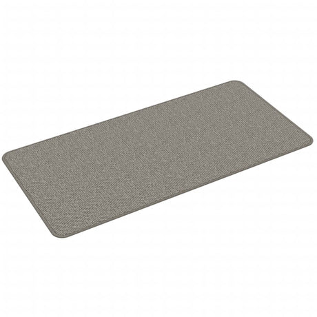 Vidaxx tapis de passage 50x100 cm aspect sisal argenté
