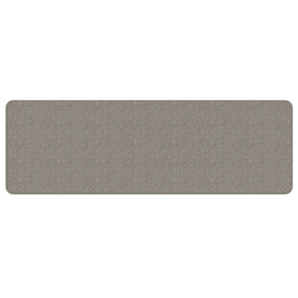 Vidaxx tapis de passage 50x150 cm aspect sisal argenté