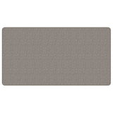 Vidaxx tapis de passage 80x150 cm aspect sisal argenté