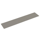 Vidaxx tapis de passage 80x400 cm aspect sisal argenté