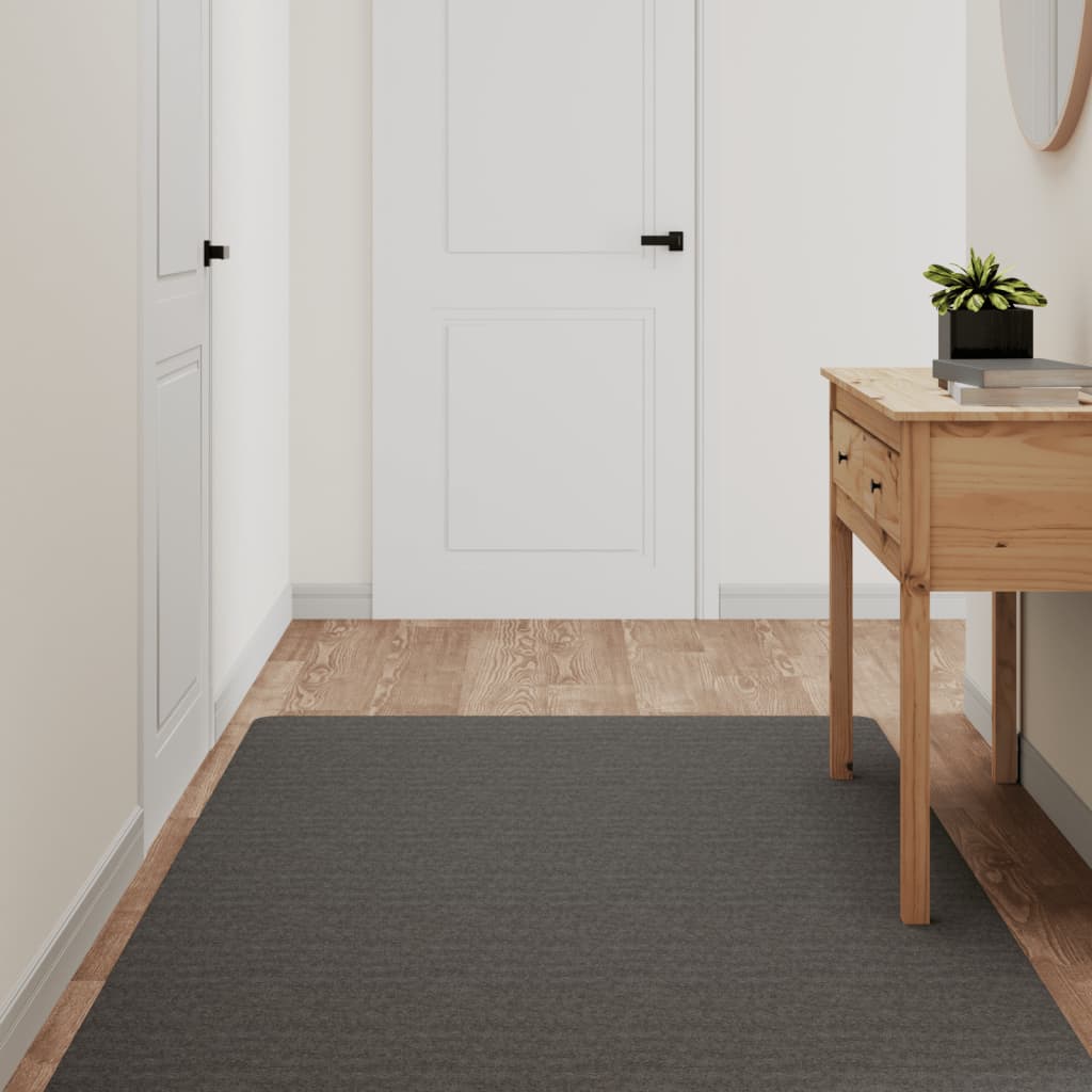 Vidaxl Carpet Runner 100x180 cm Anthracite -färgad