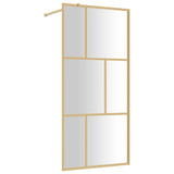 Vidaxl Walk-in Walk-In Wall trasparente 90x195 cm ESG Glass Gold Coloded