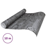 Vidaxl Fore's tapet 3D Stone-look 10x0,53 m svart