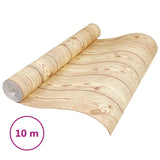 Papel de pantalla de Vidaxl Fore 3d Hout Nerven 10x0.53 m Brown